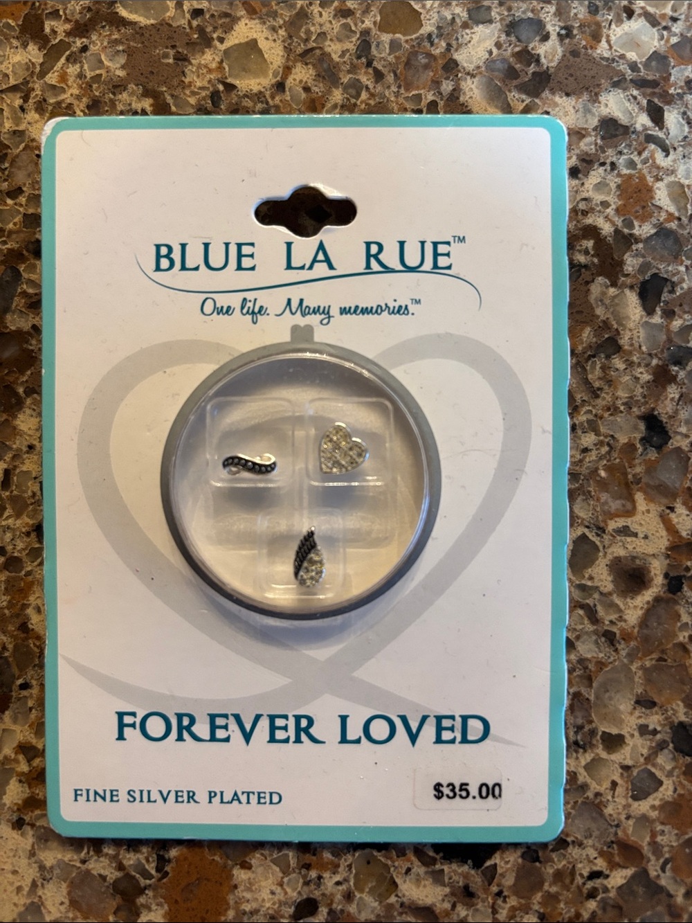 Silver-Plated Heart and Accent Charms